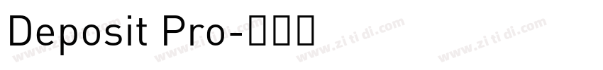 Deposit Pro字体转换